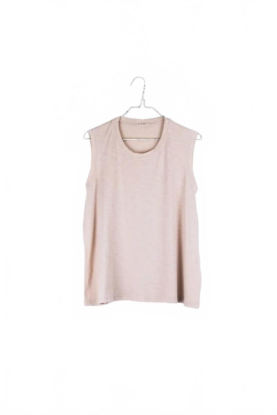 NEW IT IS WELL L.A. women's muscle tee in blush